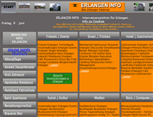 Tablet Screenshot of erlangeninfo.de